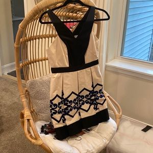 Robert Rodriguez pleated mini dress, size 8